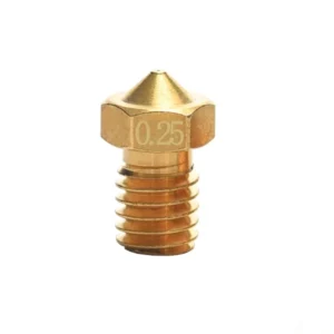 Buse 0.25mm E3D V5 V6 laiton 1.75mm - Imprimante 3D Nozzle M6 meca eleck