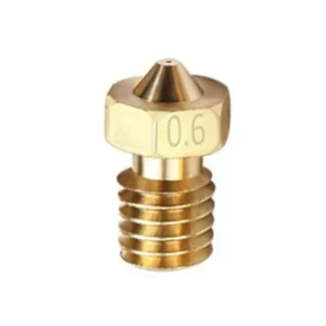 Buse 0.6mm E3D V5 V6 laiton 1.75mm - Imprimante 3D Nozzle M6 meca eleck