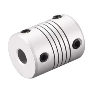 Coupleur flexible 6x6mm L25xD19 CNC, moteur, accouplement axe dimension 6mm meca eleck