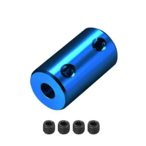 Coupleur rigide 4x5mm L25xD14 CNC, moteur, axe, accouplement aluminium meca eleck