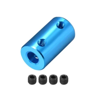 Coupleur rigide 4x6mm L25xD14 CNC, moteur, axe, accouplement meca eleck