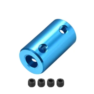 Coupleur rigide 6.35x8mm L25xD14 CNC, moteur, axe, accouplement dimension meca eleck