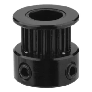 Poulie noir GT2 20 Dents Axe 8mm pour Courroie 6mm cnc meca eleck