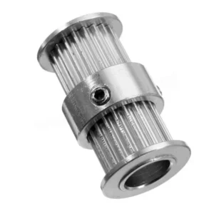 double Poulie GT2 20 Dents Axe 8mm pour Courroie 6mm meca eleck