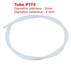 tube PTFE Teflon - tuyau pneumatique 4x2mm bowden filament 1.75mm imprimante 3d meca eleck